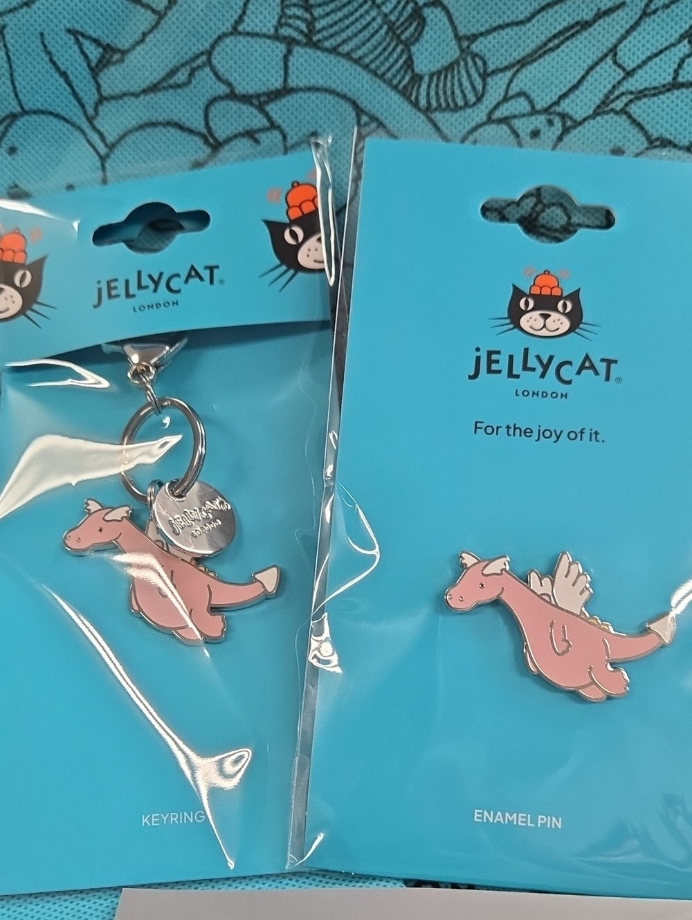 Jellycat Enamel Pin And Keyring Of Duskrise Dragon